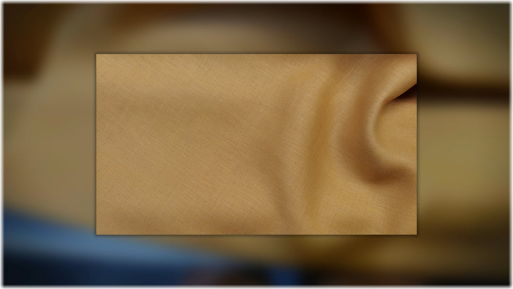 Glenarm - Caramel - 100% linen fabric - irish linen - john hanna limited - bairdmcnutt