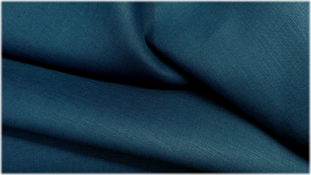 Milltown - Borage Blue - 100% linen fabric - irish linen - john hanna limited - bairdmcnutt