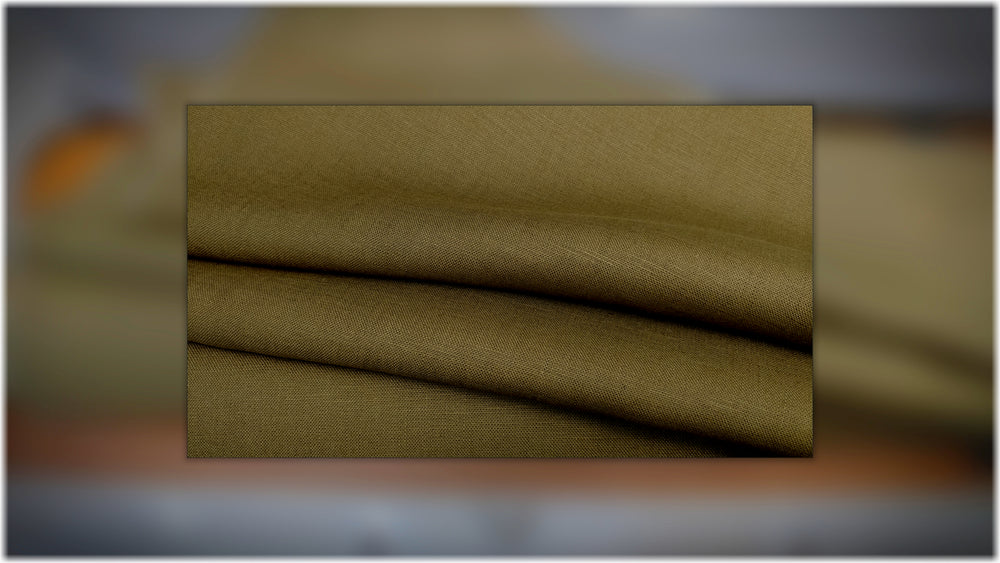 Milltown - Olive - 100% linen fabric - irish linen - john hanna limited - bairdmcnutt