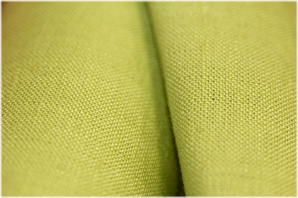 Milltown - Avocado - 100% linen fabric - irish linen - john hanna limited - bairdmcnutt