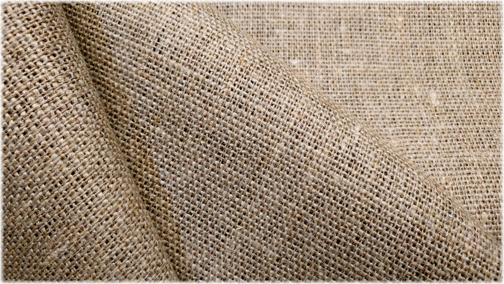 Burlap Natural - 100% linen fabric - irish linen - john hanna limited - bairdmcnutt