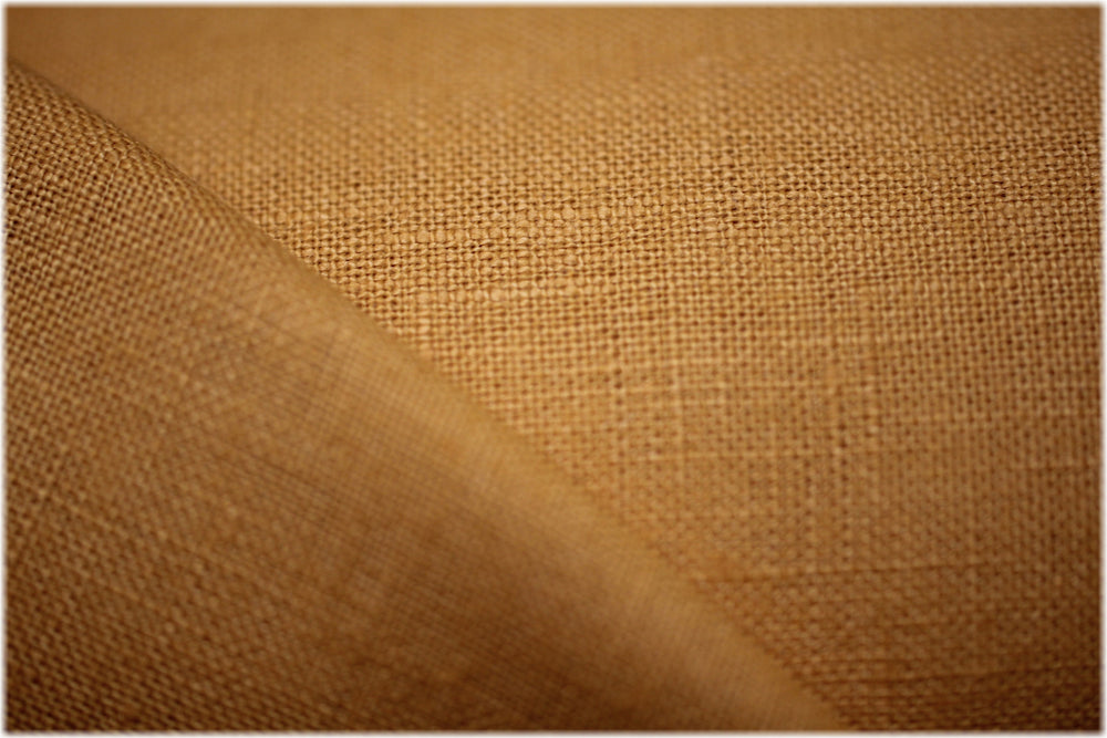 Milltown - Caramel - 100% linen fabric - irish linen - john hanna limited - bairdmcnutt