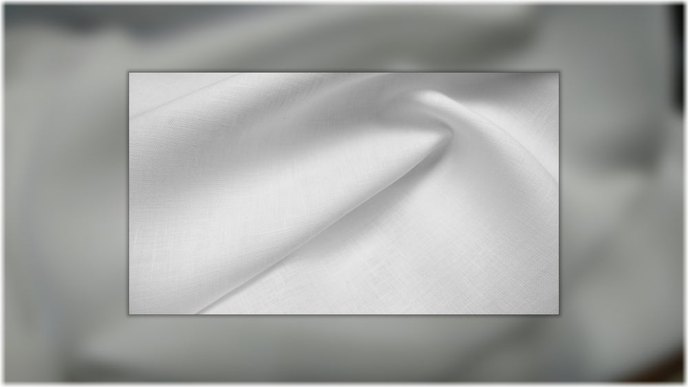 Foyle White - 100% linen fabric - irish linen - john hanna limited - bairdmcnutt