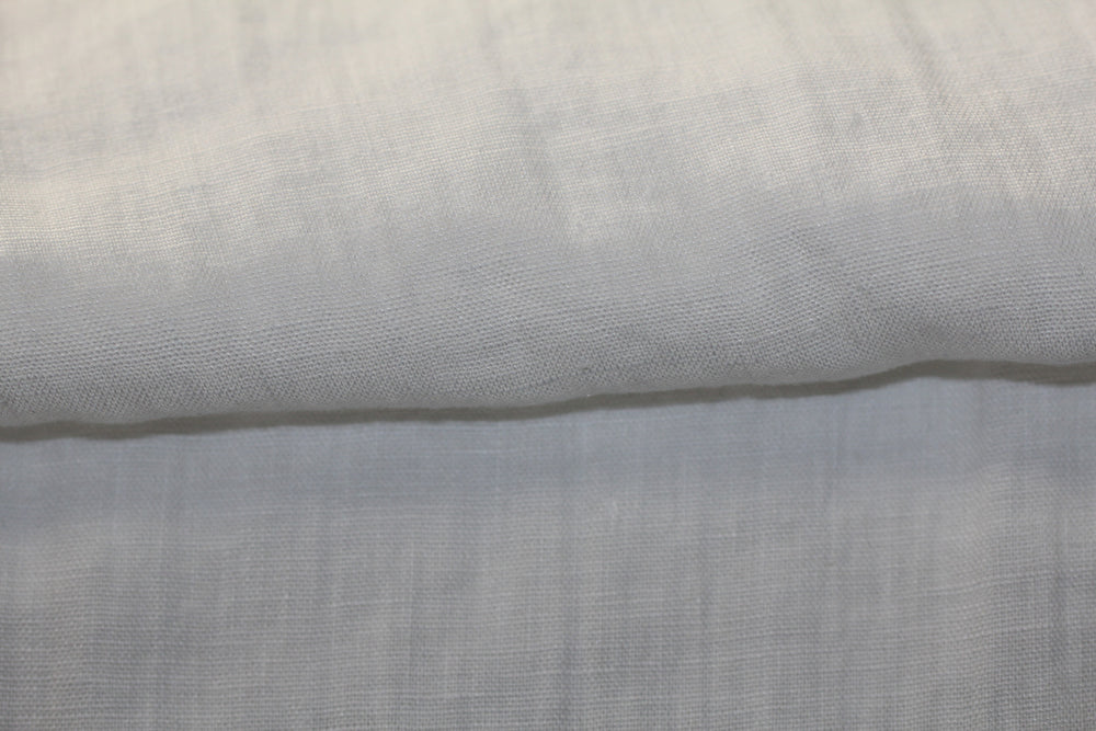 Glebe White - 100% linen fabric - irish linen - john hanna limited - bairdmcnutt