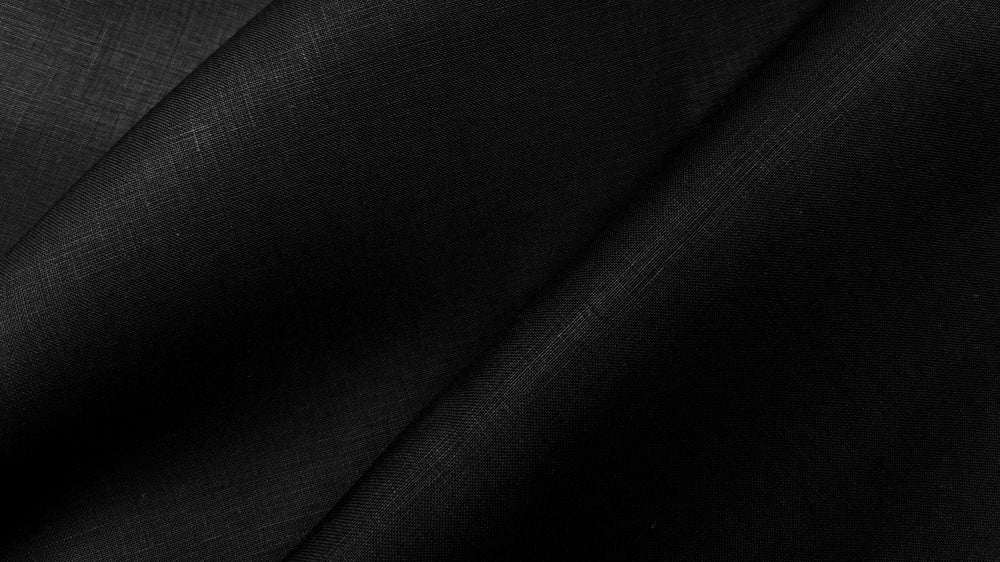 Glenariff - Black - 100% linen fabric - irish linen - john hanna limited - bairdmcnutt