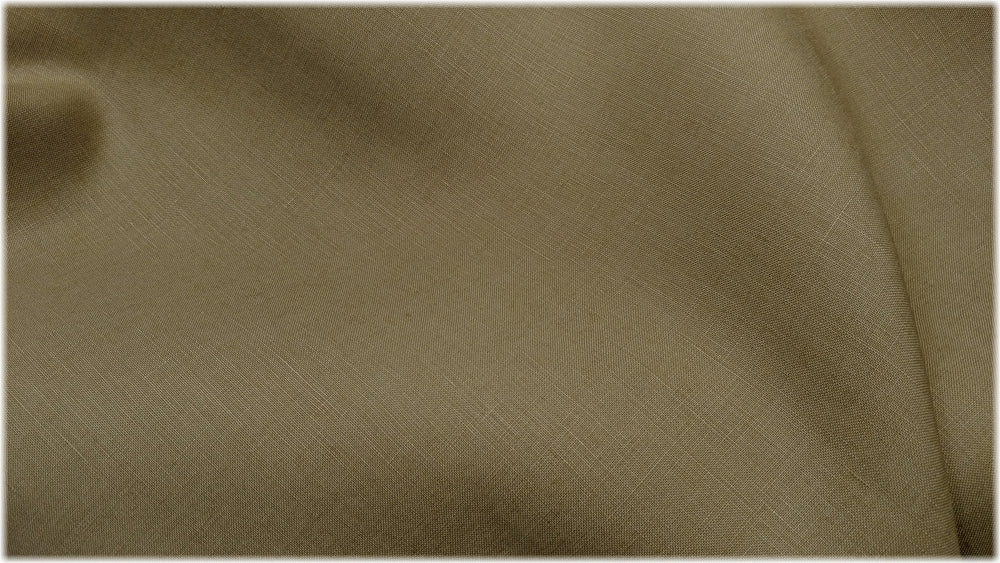 Glenariff - Khaki - 100% linen fabric - irish linen - john hanna limited - bairdmcnutt
