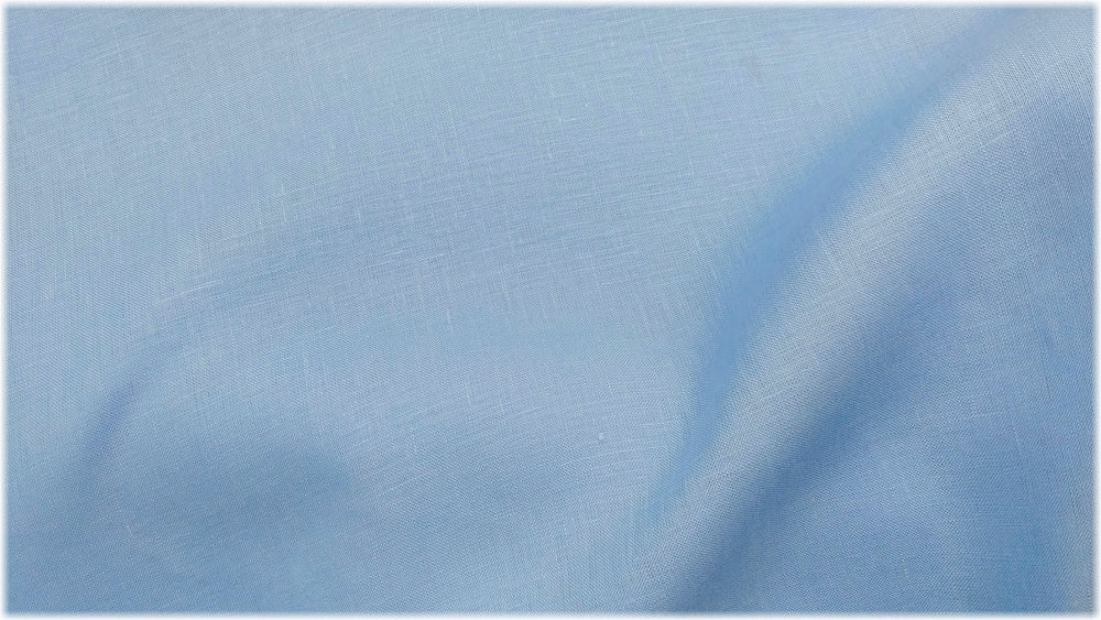 Glenarm - Cool Blue - 100% linen fabric - irish linen - john hanna limited - bairdmcnutt