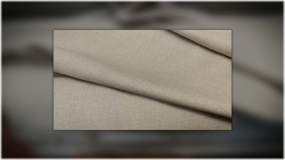 Glenarm - Natural - 100% linen fabric - irish linen - john hanna limited - bairdmcnutt