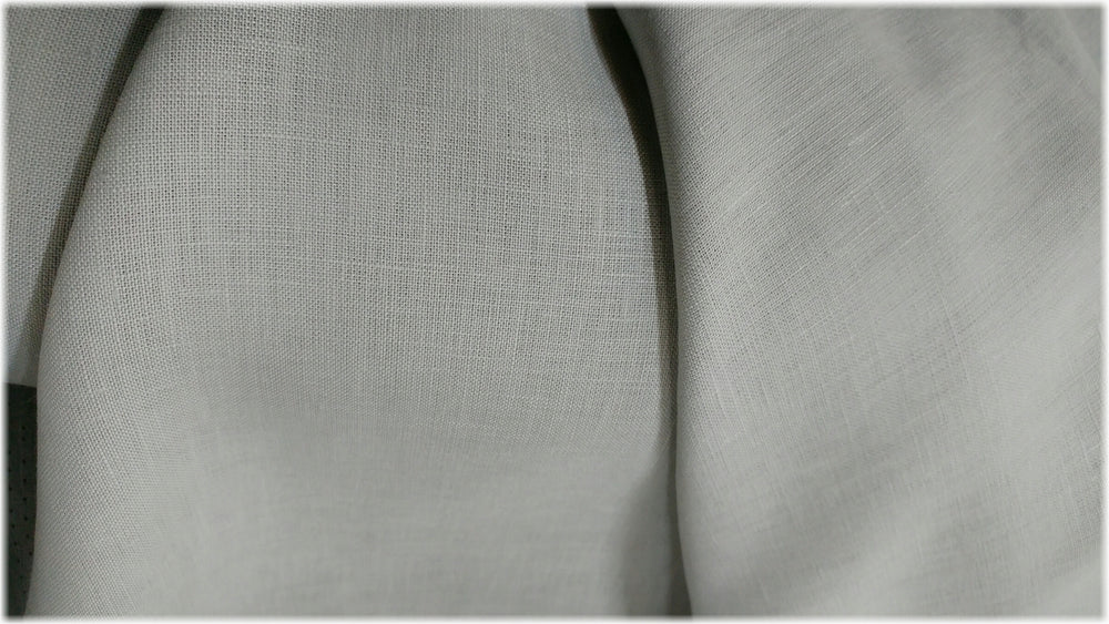 Glenarm - Pure Grey - 100% linen fabric - irish linen - john hanna limited - bairdmcnutt