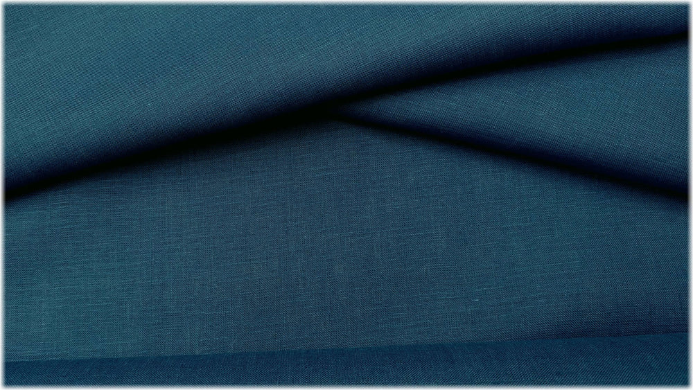 Glenarm - Borage Blue - 100% linen fabric - irish linen - john hanna limited - bairdmcnutt