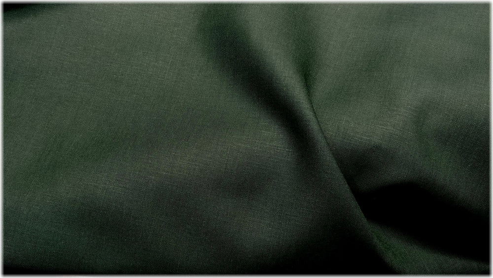Glenarm - Dark Eucalyptus - 100% linen fabric - irish linen - john hanna limited - bairdmcnutt