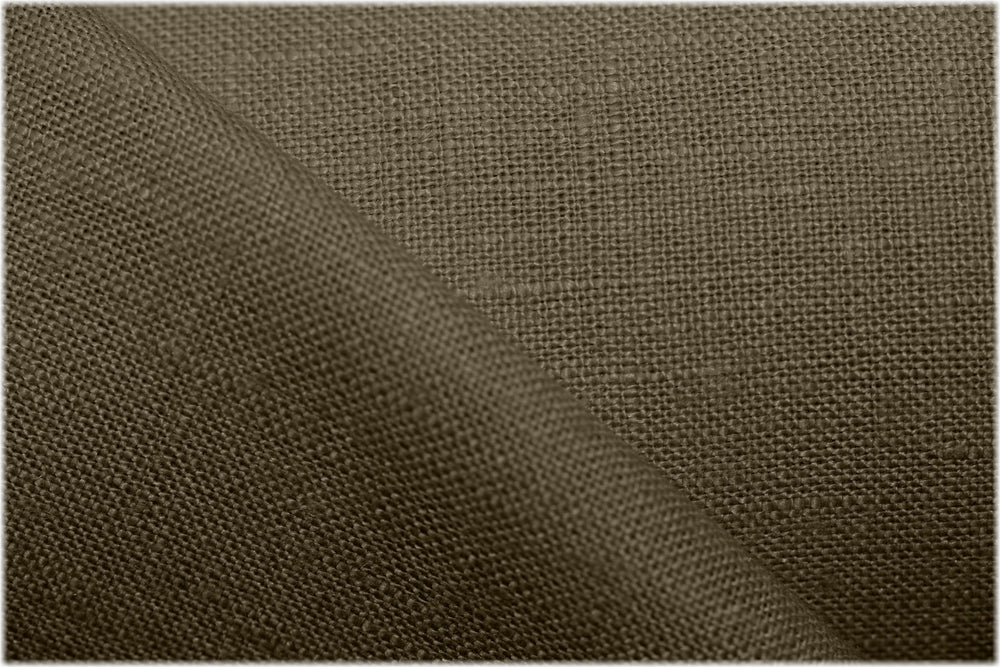 Milltown - Khaki - 100% linen fabric - irish linen - john hanna limited - bairdmcnutt