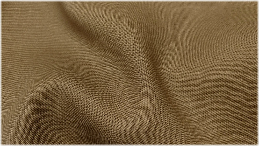Milltown - Coffee - 100% linen fabric - irish linen - john hanna limited - bairdmcnutt