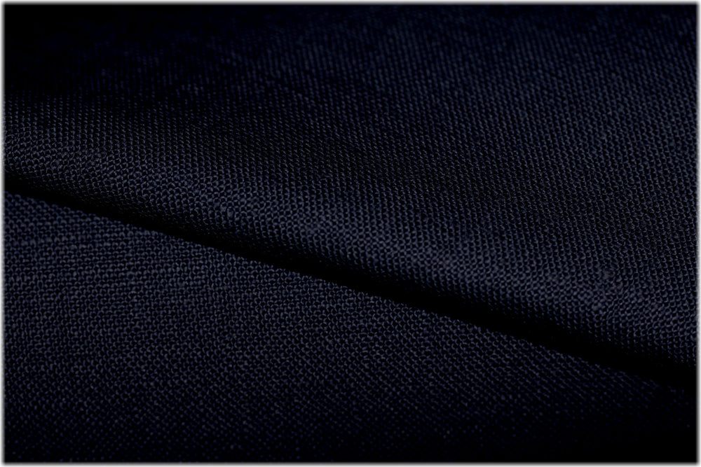 Milltown - Navy - 100% linen fabric - irish linen - john hanna limited - bairdmcnutt