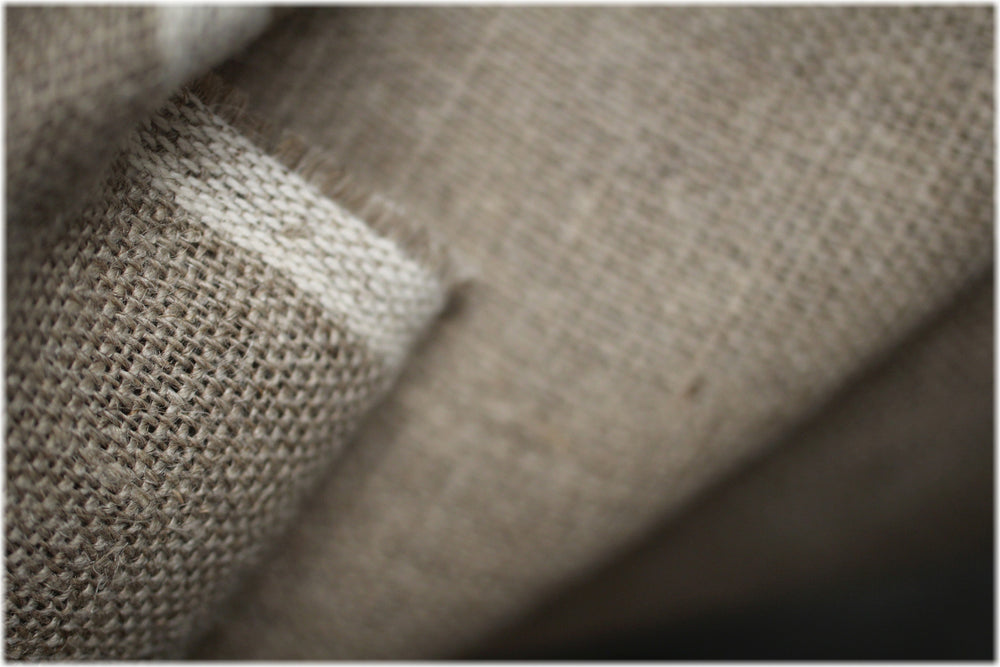 Burlap Natural - 100% linen fabric - irish linen - john hanna limited - bairdmcnutt