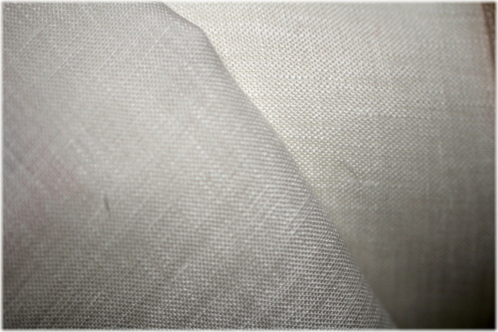 Solas White - 100% linen fabric - irish linen - john hanna limited - bairdmcnutt